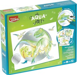 HOBBYSET MAPED CREATIV AQUA'ART DINOSAURUS 14-DELIG ASSORTI