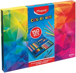 TEKENSET MAPED COLOR'PEPS 150-DELIG ASSORTI