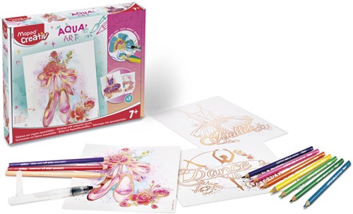 HOBBYSET MAPED CREATIV AQUA'ART BALLET 14-DELIG ASSORTI-2