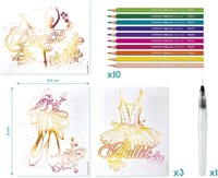 HOBBYSET MAPED CREATIV AQUA'ART BALLET 14-DELIG ASSORTI-3