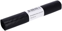 AFVALZAK CLEANINQ 70X110CM HDPE T25 120L ZWART ROL À 20 STUKS