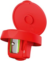 PUNTENSLIJPER STABILO 4849 WOODY 3 IN 1 ROOD-3