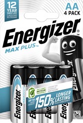 BATTERIJ ENERGIZER MAX PLUS 4X AA ALKALINE