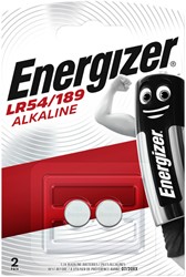 BATTERIJ ENERGIZER KNOOPCEL 2X LR54 ALKALINE