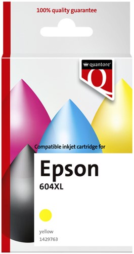 INKTCARTRIDGE QUANTORE ALTERNATIEF TBV EPSON 604XL T10H44 GEEL