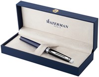 VULPEN WATERMAN HÉMISPHÈRE COLOUR BLOCKING BLACK EN BLUE CT FIJN-2
