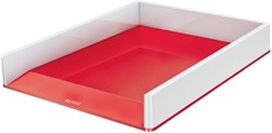 BRIEVENBAK LEITZ WOW A4 WIT/ROOD