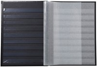 POSTZEGELALBUM EXACOMPTA 22.5X30.5CM 16 ZWARTE PAGINA'S ZWART-3