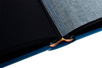 FOTOALBUM EXACOMPTA 29X32CM 60 ZWARTE PAGINA'S NÉO DÉCO BLAUW-1