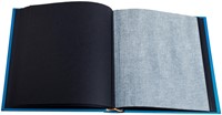FOTOALBUM EXACOMPTA 29X32CM 60 ZWARTE PAGINA'S NÉO DÉCO BLAUW-2