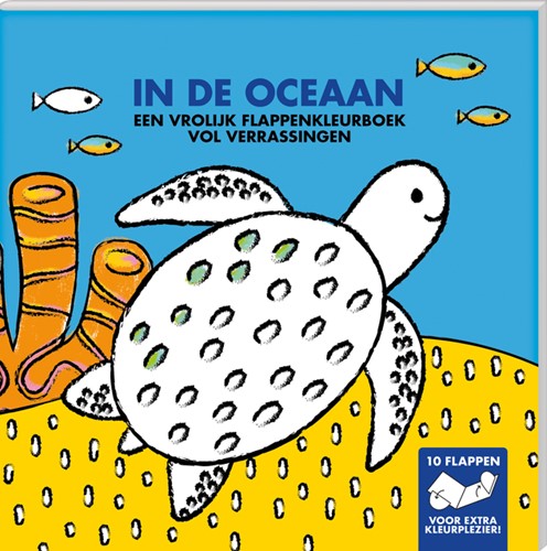 KLEURBOEK MET FLAPPEN INTERSTAT IN DE OCEAAN