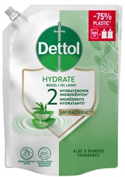 HANDZEEP DETTOL HYDRATING ALOE VERA ANTIBACTERIEËL 500ML REFILL