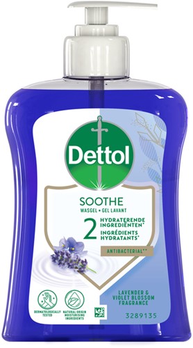 HANDZEEP DETTOL RELAXING LAVENDEL ANTIBACTERIEËL 250ML
