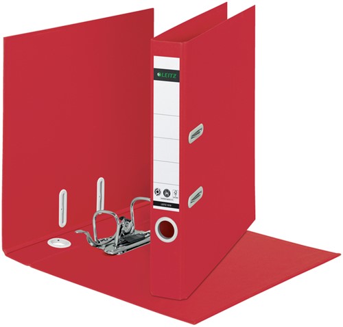 ORDNER LEITZ RECYCLE 180° 50MM KARTON A4 ROOD
