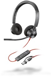 HEADSET HP POLY BLACKWIRE 3320 STEREO USB-C