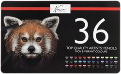 KLEURPOTLODEN NASSAU FINE ART ASSORTI BLIK À 36 STUKS