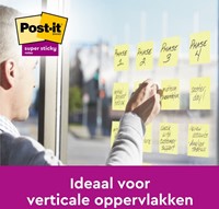 MEMOBLOK 3M POST-IT 655-SSCY SUPER STICKY 76X127MM GEEL VOORDEELPAK-1