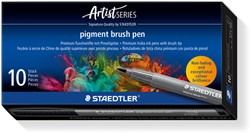BRUSHPEN STAEDTLER PIGMENTARTS INTENS ZWART 1.0MM