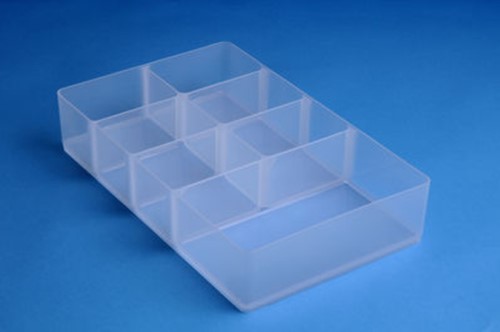 VAKKENVERDELER REALLY USEFUL 9 LITER 7 VAKKEN 345X215X70MM TRANSPARANT