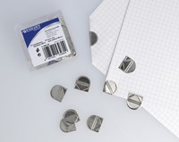 HOEKCLIPS WESTCOTT ALUMINIUM ZILVERKLEURIG DOOS À 100 STUKS-2