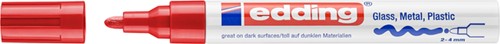 PAINTMARKER EDDING 750 OP OLIEBASIS 2-4MM CREATIEF ROOD