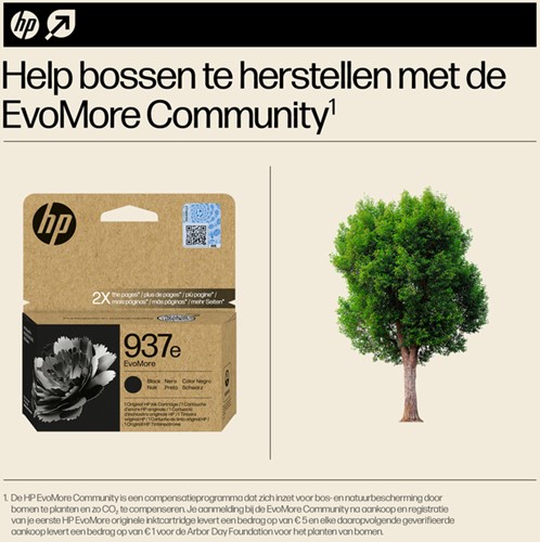 INKTCARTRIDGE HP 4S6W9NE 937E EVOMORE ZWART-3
