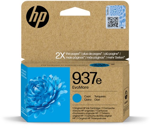 INKTCARTRIDGE HP 4S6W6NE 937E EVOMORE BLAUW