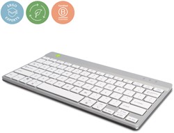 TOETSENBORD R-GO ERGONOMISCH COMPACT BREAK DRAADLOOS QWERTY WIT