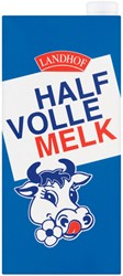 MELK LANDHOF HALFVOL HOUDBAAR PAK 1 LITER