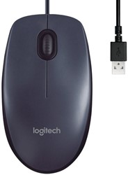 MUIS LOGITECH USB B100 ZWART