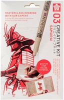 TEKENSET SAKURA CREATIVE KIT SAMURAI 6 STUKS