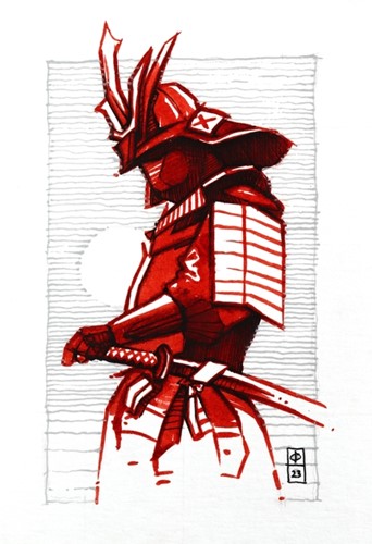 TEKENSET SAKURA CREATIVE KIT SAMURAI 6 STUKS-3