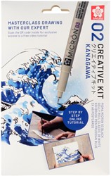 TEKENSET SAKURA CREATIVE KIT KANAGAWA 6 STUKS