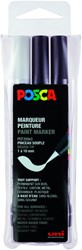 PAINTMARKER UNI POSCA PCF350 BRUSH 1-10MM ASSORTI SET À 3 STUKS
