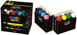 PAINTMARKER UNI POSCA PCM22 MOP'R ASSORTI SET À 8 STUKS