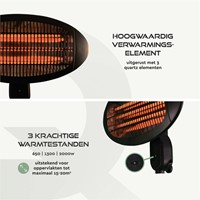 TERRASVERWARMER BRASQ PHW100 HANGEND ELEKTRISCH-3
