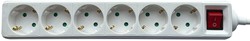 STEKKERDOOS BRASQ  6 VOUDIG 1.4 METER WIT