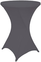 TAFELROK BRASQ VOOR STATAFEL 80CM ANTRACIET