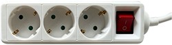 STEKKERDOOS BRASQ  3 VOUDIG 1.4 METER WIT