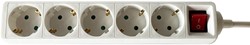 STEKKERDOOS BRASQ  5 VOUDIG 1.4 METER WIT