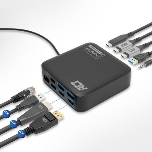 DOCKINGSTATION ACT USB-C DUAL MONITOR MET POWER DELIVERY-1