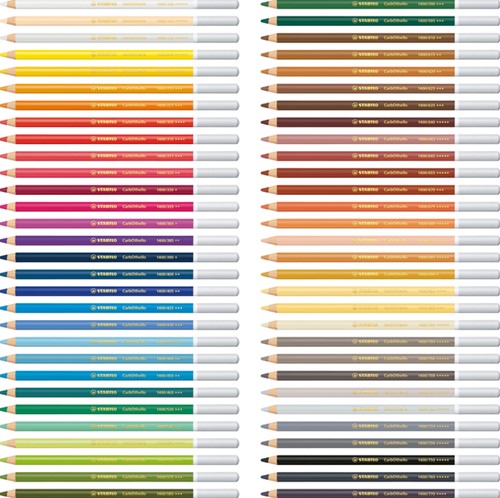 KLEURPOTLODEN STABILO CARBOTHELLO KALKPASTEL ASSORTI BLIK À 12 STUKS-1