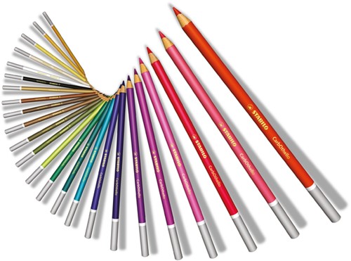 KLEURPOTLODEN STABILO CARBOTHELLO KALKPASTEL ASSORTI BLIK À 12 STUKS-2