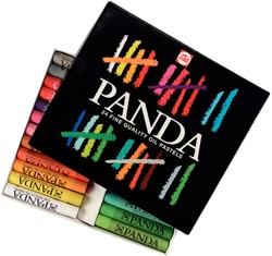 OLIEPASTEL TALENS PANDA SET À 24 KLEUREN