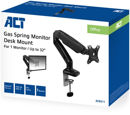 MONITORARM ACT OFFICE MET GASVEER 1 SCHERM-4