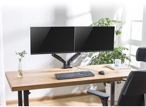 MONITORARM ACT OFFICE MET GASVEER 2 SCHERMEN-3
