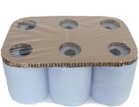 HANDDOEKROL CLEANINQ H1 MATIC 2-LAAGS 6X150M BLAUW-2