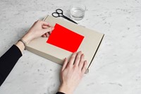 ETIKET RILLPRINT 210X148MM FLUOR ROOD 200 STUKS-1