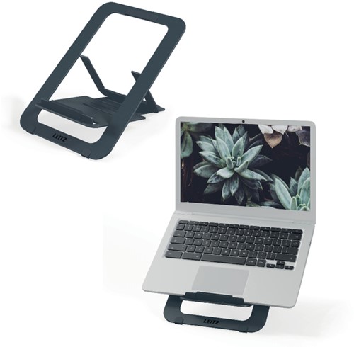 LAPTOPSTANDAARD LEITZ ERGO ALUMINIUM PLAT VERSTELBAAR-3