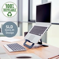 LAPTOPSTANDAARD LEITZ ERGO ALUMINIUM PLAT VERSTELBAAR-4